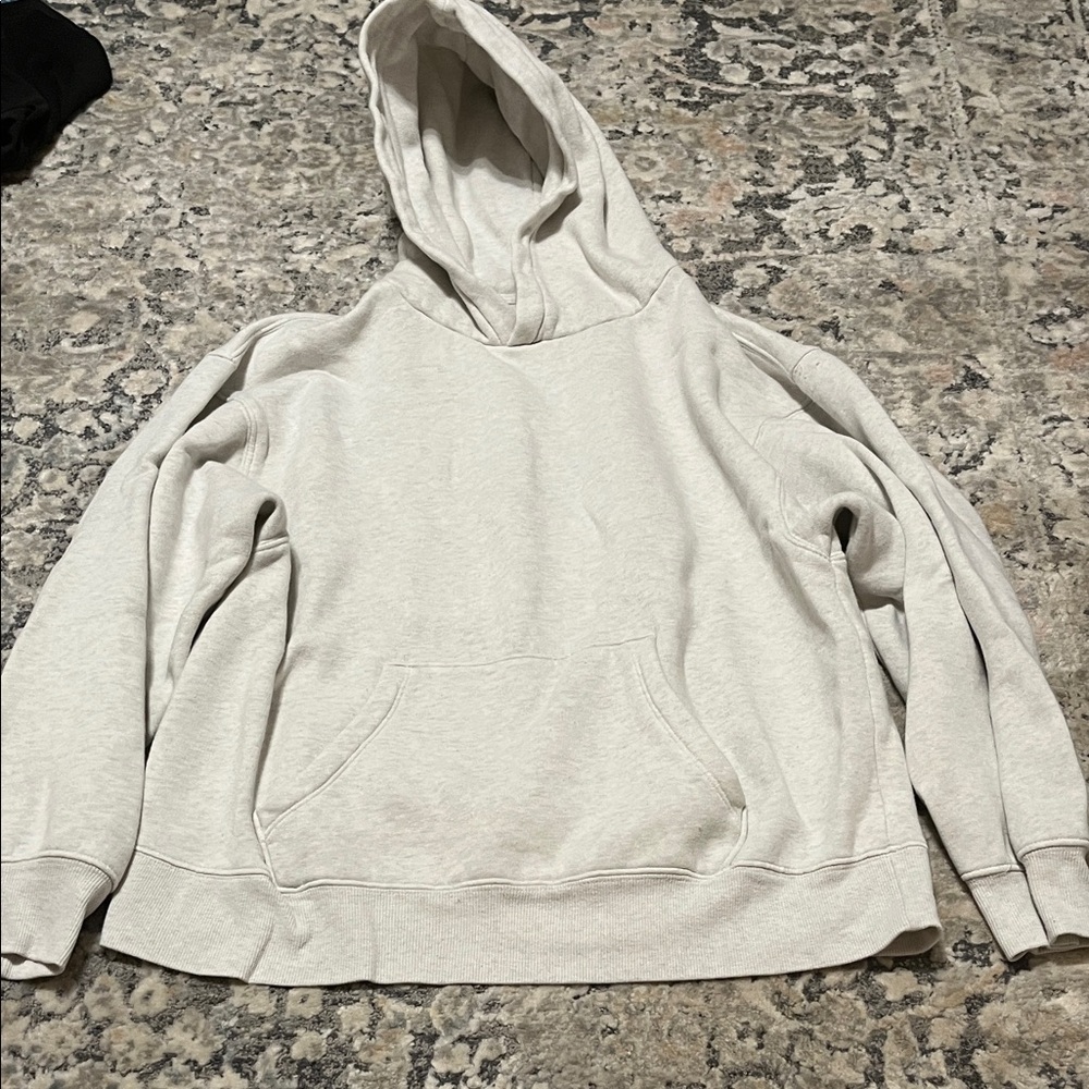 Woman’s  Light Cream Pull-On Hoodie